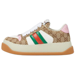 Gucci Женские кроссовки Gg «Бежевый розовый» 817287 fad7o 9751