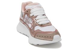 Спринт Раннер Панельные Кроссовки Alexander McQueen, Белый Розовый 757485w4wn88724 | white pink