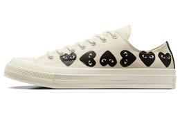 Converse Кроссовки X Comme Des Garcons Play Chuck 70 Low 'Multi Heart White Black' a08150c | white black