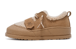 Eblan Низкие повседневные кроссовки женские коричневые eg734686m85 | camel fleece-lined