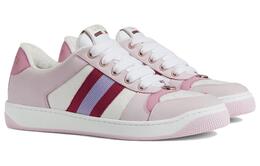 Скринер Низкие Скейтборд Кроссовки Женские Светло-Розовые Gucci 677423 hvki0 9090 | light pink