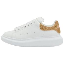 Большие женские кроссовки на шнуровке Alexander McQueen, белый 718243wieed9075 | white