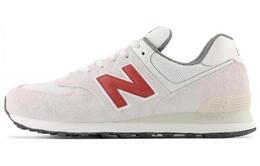 New Balance Кроссовки 574 White Red Grey u574sor | beige