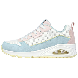 Износостойкие повседневные кроссовки низкие Women's Blue Pink Skechers 177105-lbpk | blue pink