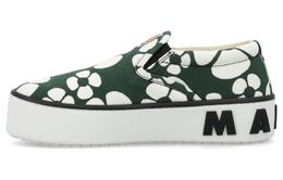 Женские кроссовки с цветочным принтом X Carhartt Marni, зеленый snzw013503p4927zo265 | green