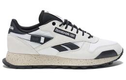 Классические кожаные кроссовки 'Winterized White Pure Grey' Reebok, черно-белые 100074286 | black white