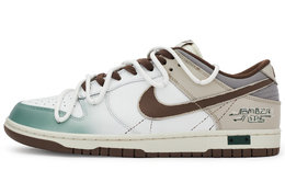 Nike Кроссовки для скейтбординга Dunk 811 Manufacture Matcha Milk Coffee Low-Top Unisex White Green Coffee Brown dd1503-124(team80-男女同款抹茶奶咖) | white green coffee brown