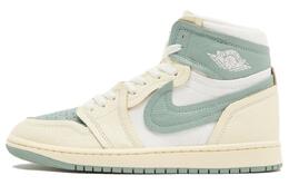 Кроссовки 1 High Method Of Make Jade Smoke Women's Jordan, бежево-зеленый fb9891-104 | beige green