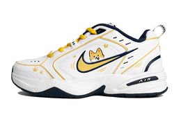 Nike Кроссовки Air Monarch 4 Chunky унисекс с низким верхом, желтые 415445-102(team146-开心小狗男女同款黄白) | white yellow