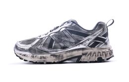 Кроссовки NB 410 Low-Top унисекс серые New Balance, серебристо-серый mt410kr5(team48-世界残骸) | silver gray