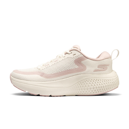 Женские кроссовки Skechers GO RUN SUPERSONIC MAX с амортизацией, износостойкие низкие беговые коричнево-розовые 172086-ntpk | brown pink