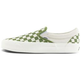 Vans Кеды Premium Slip On 98 'Checkerboard Pesto Green' vn000csecib | garlic fragrance green