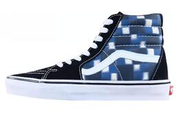 Vans SK8 амортизирующие износостойкие высокие кроссовки для скейтбординга унисекс черные белые синие vn0a38gevjx | black white blue