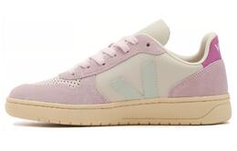 Кроссовки V-10 из кожи с панелями Veja, фиолетовый vx0203476a | purple