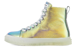 /GZ Blabber High Top Скейтборд Кроссовки женские, золотые Giuseppe Zanotti, Original Shoe Box Included rw00028金色 | original shoe box included