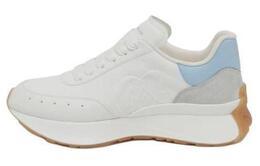 Alexander McQueen Кроссовки женские Sprint Runner Low-Top Casual, белые, синие 782630widnp8770 | white blue