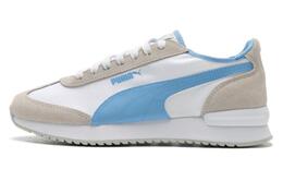 Puma R78 Neon износостойкие дышащие низкие повседневные кроссовки унисекс белого и синего цвета 392901-09 | white blue