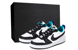 Nike Низкие кроссовки для скейтбординга Court Borough GS, цвет: черный, фиолетовый hf0742-161(team86-黑白紫sbox) | black pink
