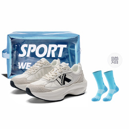 Кроссовки Anti Slip Wear Resistant Low Top Chunky Sneakers Unisex Moon Gray Kappa, Moon Gray/Heron Feather White k0ew5mm79cj-133 | moon gray/heron feather white