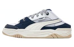 Puma Низкие повседневные кроссовки Bari Mule унисекс белого и синего цвета 399501-04 | white-marine blue
