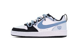 Nike Кроссовки для скейтборда Court Borough Puppy Fragment, женские, синие, черные, белые bq5448-115(team85-动心海盐) | pink blue