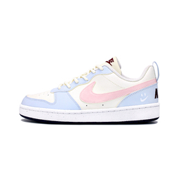 Кроссовки Nike Court Borough женские низкие бежево-голубые fv8120-141(team-134马卡龙） | beige blue