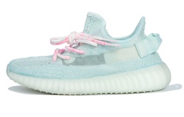 Adidas Низкие повседневные кроссовки Yeezy Boost 350 V2 Ice Cream, унисекс, цвет "голубой пудровый" hq6316(team柒-男女款350冰淇淋） | ice blue pink