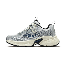 Saucony 2K CAVALRY износостойкие кроссовки унисекс серебристо-бело-синие s79053-7 | silver white blue