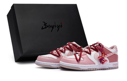 Nike Dunk 811 Manufacture Love Chapter Canvas Bag Low-Top GS Розовые Белые Кроссовки для Скейтбординга do6485-600(team80-女恋爱乐章s-box) | pink white