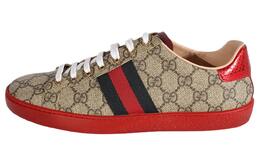Gucci Женские кроссовки Ace Gg Supreme «Brown» для женщин 433900 k2lh0 9767 | brown