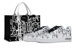 Кроссовки Nike Air Force 1 Skateboard Women's Low Top Black/White dh2920-111(team80-女款爆发虎s-box) | black white