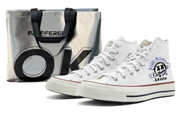 Converse Кеды 1970s Chuck Taylor High-Top Canvas Shoes Unisex Blue White 162056c(team131-动感星球蓝s) | ecru