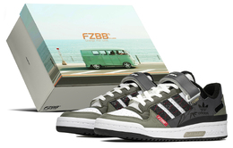 Adidas Кроссовки для скейтбординга FORUM Low Top Unisex Black Green fy7757(teama-潮流竹s-box) | black green