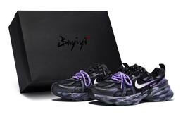 Nike Водонепроницаемые низкие кроссовки V2K Run унисекс, черные, фиолетовые fd0736-001(team80-女款星域战士s-box) | black purple