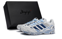 Adidas Кроссовки Spiritain 2000 с противоскользящей подошвой, износостойкие, повседневные, унисекс, сине-серые ie1890(team80-男女同款深海音s-box) | blue gray