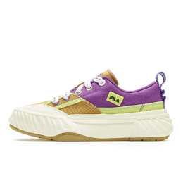Fila Кеды Fosso Abrasion Resistant Low Top Canvas Shoes Women's Purple Yellow f12w432308fsg | grape purple/curry yellow