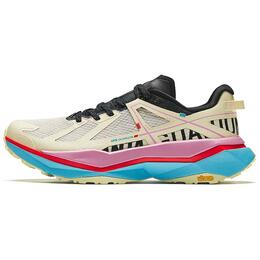 Женские кроссовки Anta Champion Falcon Cushioning с высоким берцем, износостойкие, желтые, красные, синие 122436617as-3 | egg white/black
