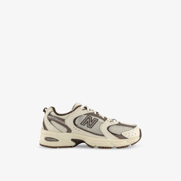Низкие кроссовки Mr530 из кожи и сетки с тисненым логотипом New Balance, бежевый r04382652 | offwhite beige