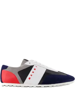 Marni calfskin panelled sneakers 31915142
