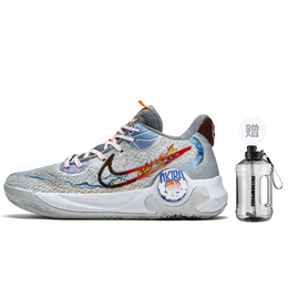 Nike Баскетбольные кроссовки KD Trey 5 IX IX EP Peak Cushioning, противоскользящие, износостойкие, унисекс, серо-синие cw3402-011(team202-顶峰) | gray blue