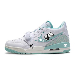 Jordan Баскетбольные кроссовки Legacy 312 Vintage, женские, низкие, зеленые/белые hj9041-100(team56-慵懒熊猫) | white green