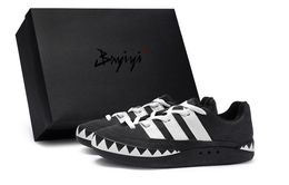 Adidas Кроссовки для скейтбординга Adimatic, унисекс, низкие, белые ie7363(team80-男女同款碧海迷踪白s-box) | black white