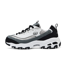 DLITES Низкие Массивные Кроссовки Женские Белые Черные Skechers 150242-wbgy | white black