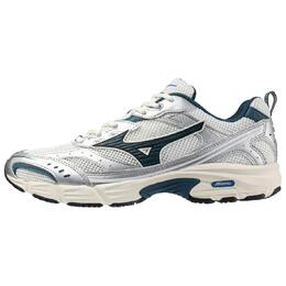 Mizuno Кроссовки для бега с низким верхом, устойчивые к скольжению, унисекс, серебристо-синие d1ga2451-02 | silver blue