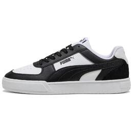 Puma Износостойкие дышащие низкие кроссовки для скейтбординга Caven, унисекс, черно-белые 399398-03 | black white