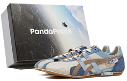 Onitsuka Tiger Износостойкие низкие кроссовки Runspark унисекс, цвет синий/белый/темно-синий 1183b480-200(teamh-男女款驰风s-box) | blue white umber