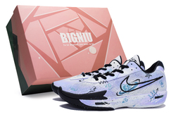 Nike Баскетбольные кроссовки Air Zoom GT Cut Academy унисекс с низким верхом, черные/белые fb2598-100(team80-心动环绕蓝s-box) | blue white black
