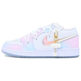 Jordan Баскетбольные кроссовки Air 1 Vintage, женские, низкие, синие/розовые hj3481-491(team335-025云梦) | pink blue