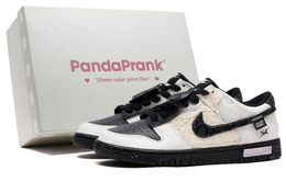 Nike Кроссовки для скейтбординга Dunk, женские, низкие, черно-серые cw1590-100(teamh-gs星坠寻梦s-box) | black gray