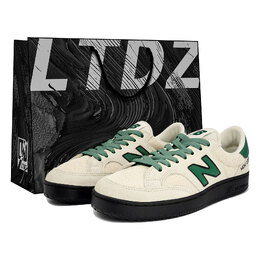 New Balance Кроссовки для скейтбординга NB Pro Court LTDZ НОВЫЕ L Box, ударопрочные, быстросохнущие, низкие, унисекс, бежево-зеленые proctccg(team113-new-ls-box)